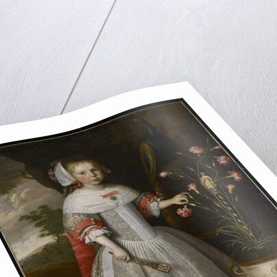 Portrait of a Young Girl with Carnations, c.1663 by Jan Albertsz Rotius
