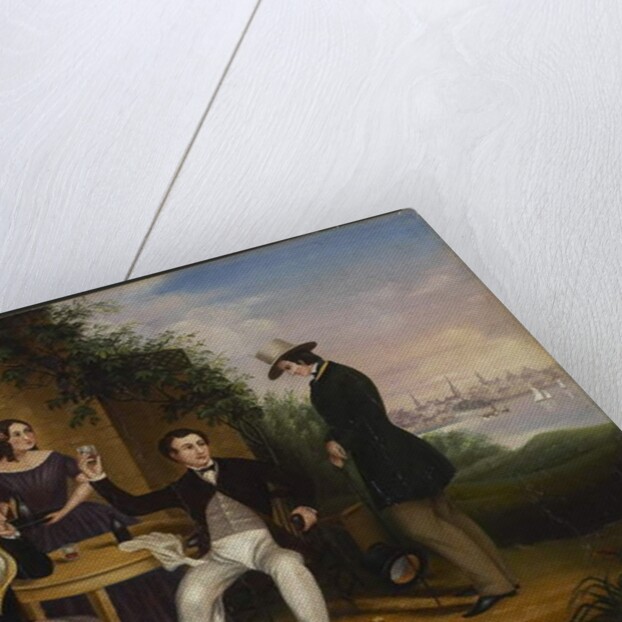 A Country Tavern near Cobourg, Canada West, 1849 by Harriet Clench