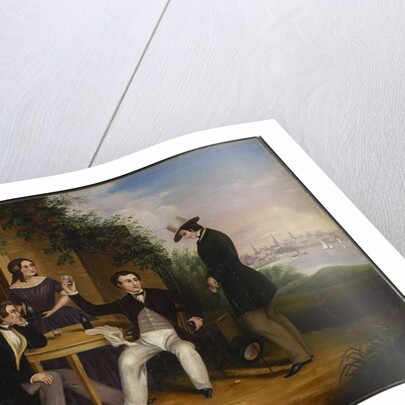 A Country Tavern near Cobourg, Canada West, 1849 by Harriet Clench