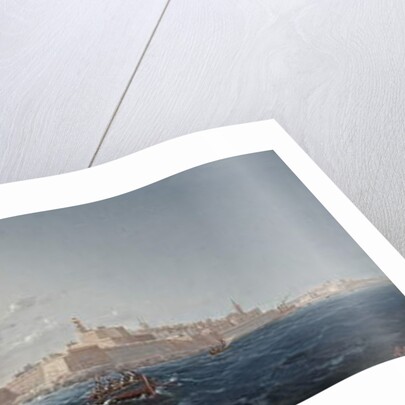 St. Elmo, Valletta, Malta - Moonlight by Luigi Maria Galea