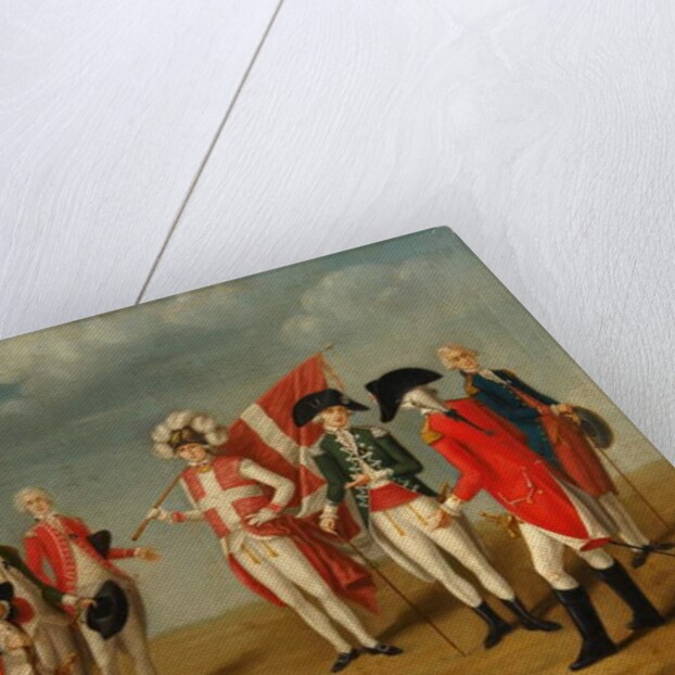 Dignitaries of the Order of St. John - Knights of Malta by Antoine de (after) Favray