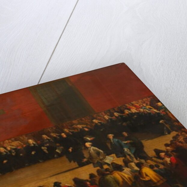 Grand Master Pinto and Council Receiving the Counts of Montegnacco and di Florio, c.1890 by E. Berghinz