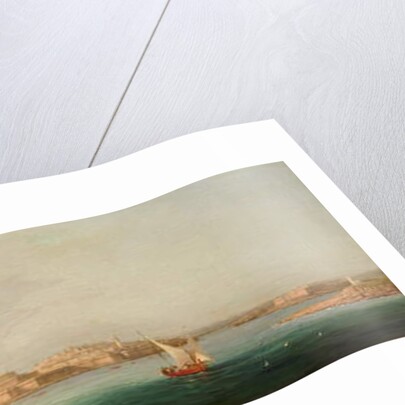 Grand Harbour, Malta, 1869 by Giancinto Gianni