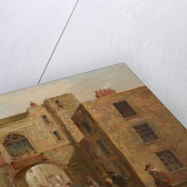 St John's Gate from the North with Coach and Horses, 1880 by J.C. Maggs