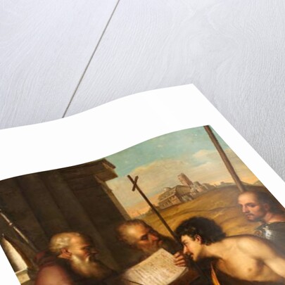 St John the Baptist, St John Chrysostom, St John the Evangelist and St Theodore by Sebastiano del (c.1485-1547) (after) Piombo