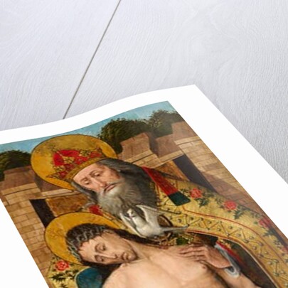 Holy Trinity, exterior panel of the Weston Triptych, c.1480 by Rogier van der (school of) Weyden