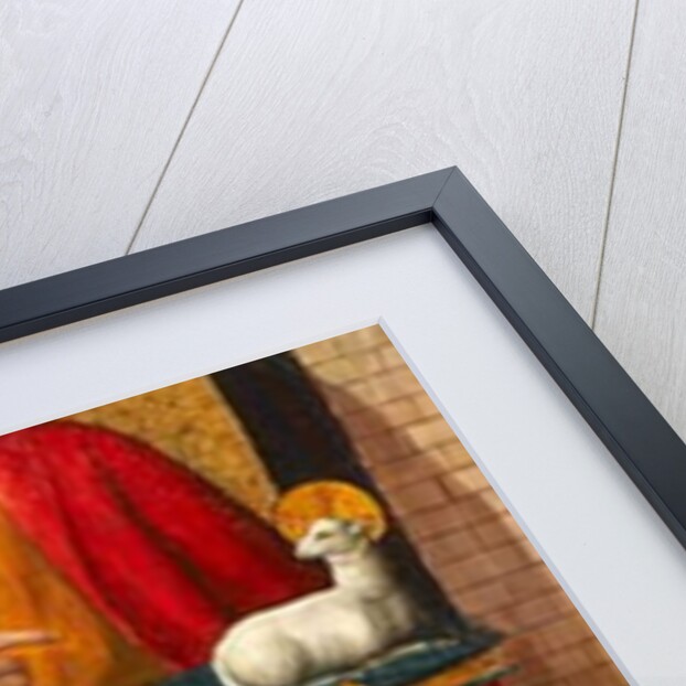 St. John the Baptist, exterior panel of the Weston Triptych, c.1480 by Rogier van der Weyden