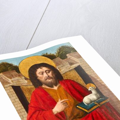 St. John the Baptist, exterior panel of the Weston Triptych, c.1480 by Rogier van der Weyden