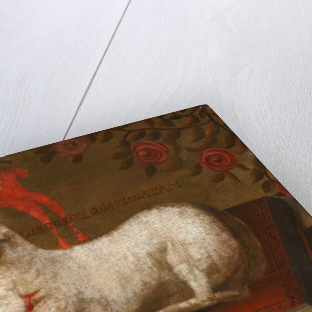 Agnus Dei with banner of the Order of St. John by Spanish School