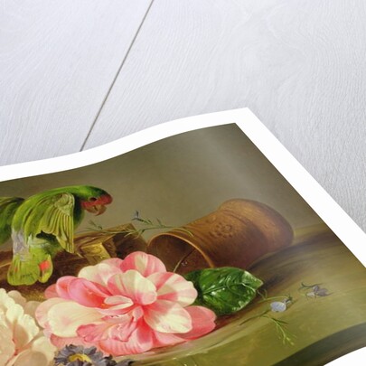 Still Life with Parrot, 1879 by Josef Schuster