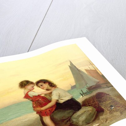 Sisters on the Beach, 1871 by Anton Heinrich Dieffenbach