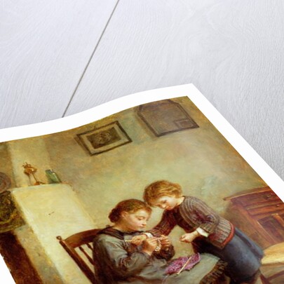 La Tricoteuse by Pierre Edouard Frere