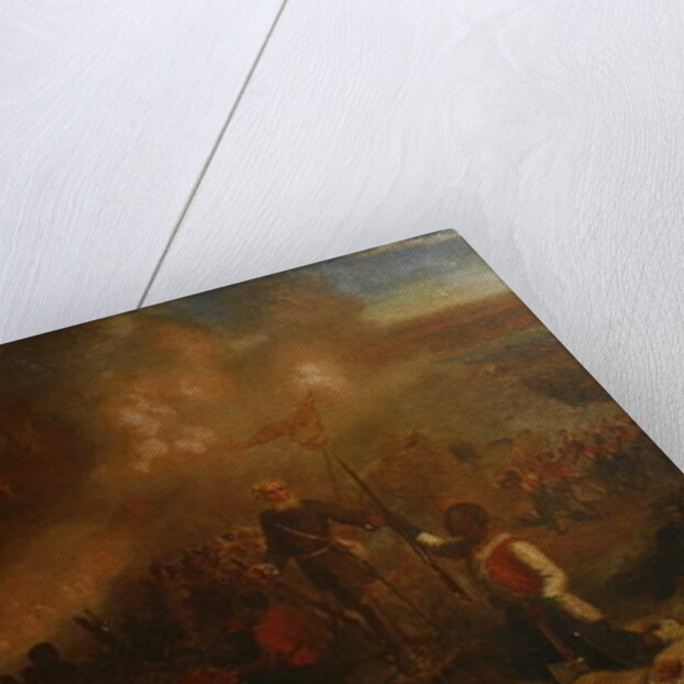 Battle of Tubabecelong, 1866 by Chevalier Louis-William Desanges