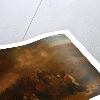 Battle of Tubabecelong, 1866 by Chevalier Louis-William Desanges