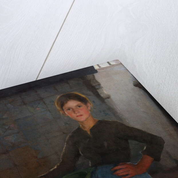 A Zandvoort Fishergirl, 1884 by Elizabeth Adela Stanhope Forbes