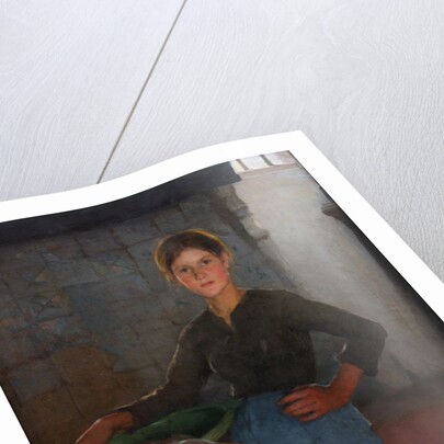 A Zandvoort Fishergirl, 1884 by Elizabeth Adela Stanhope Forbes