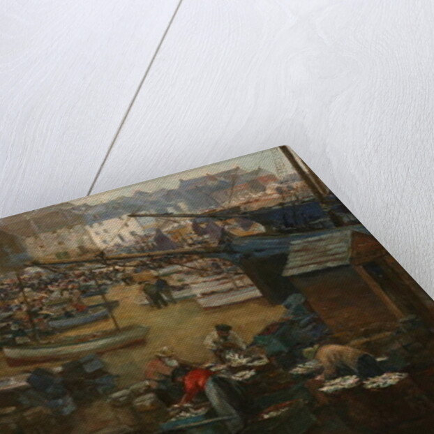 Packing Fish, St. Ives, c.1910 by Gwendoline Margaret Hopton