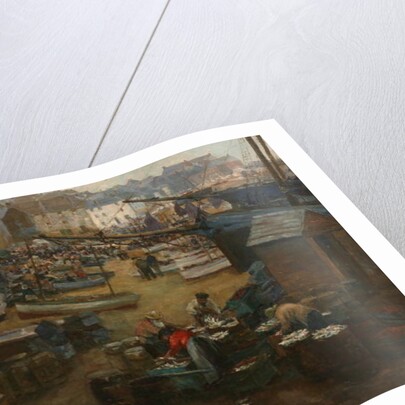 Packing Fish, St. Ives, c.1910 by Gwendoline Margaret Hopton