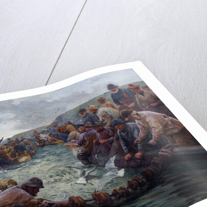 Tucking a School of Pilchards, 1897 by Percy Robert Craft