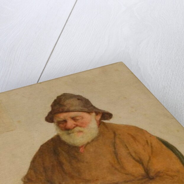 Fisherman Mending Nets by Frederick James McNamara Evans