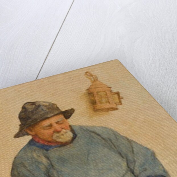 Fisherman with Corks by Frederick James McNamara Evans