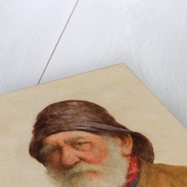 Old Fisherman by Frederick James McNamara Evans