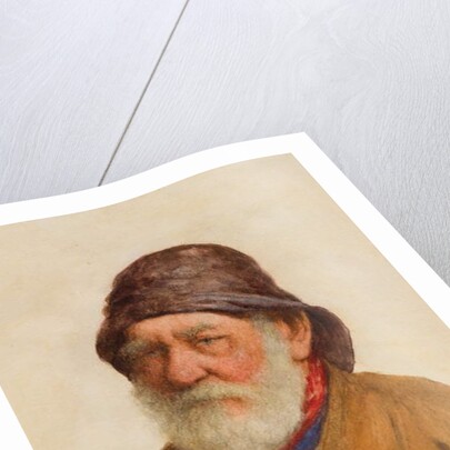 Old Fisherman by Frederick James McNamara Evans
