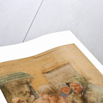 Study for 'Among the Missing', c.1894 by Walter Langley