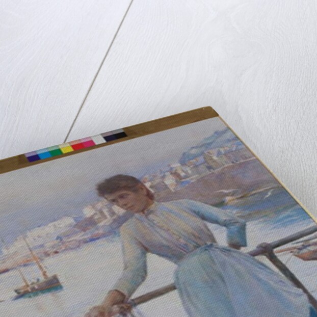 Girl in Blue, 1891 by Henry Meynell Rheam