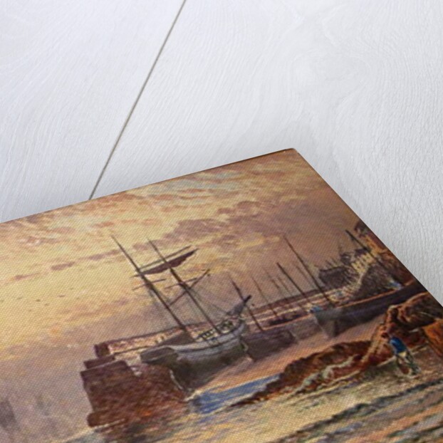 Old Quay, Newlyn, 1887 by Henry John Williams