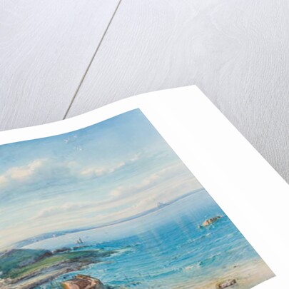 A Mount’s Bay Fishing Village, 1860 by George Wolfe