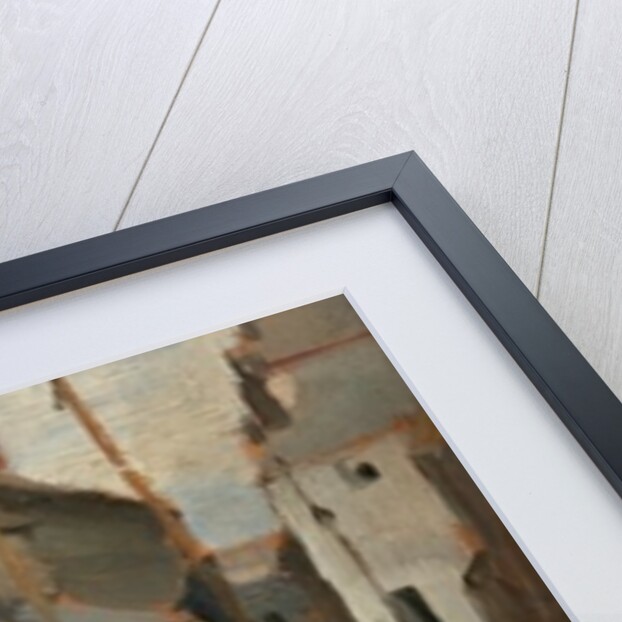 Boats and Cottages by Norman Garstin