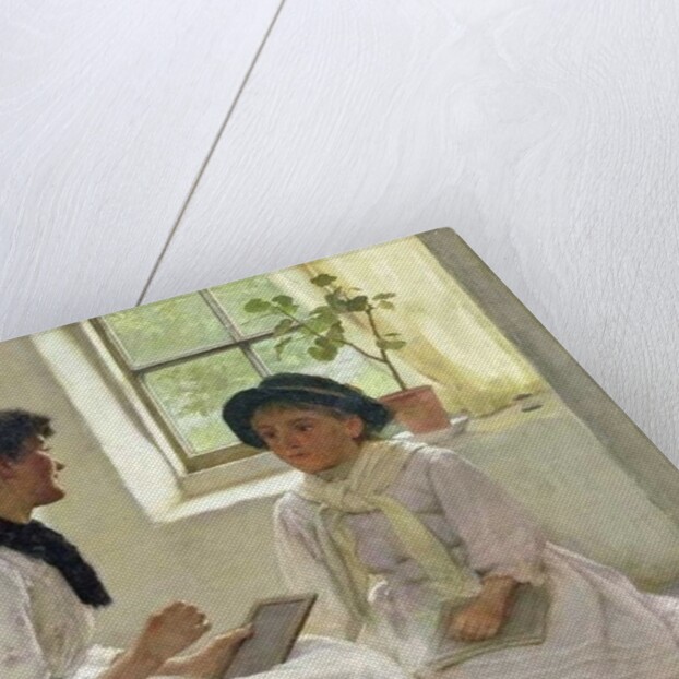 The Lesson, 1889 by Edwin Harris