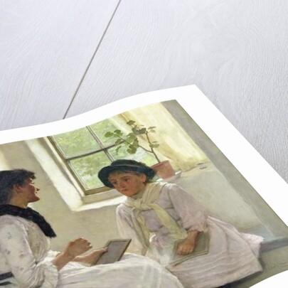 The Lesson, 1889 by Edwin Harris