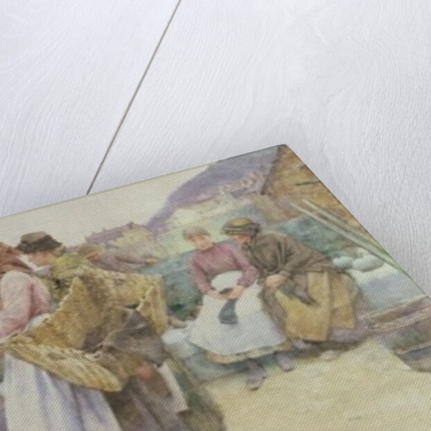 In a Cornish Fishing Village: Departure of the Fleet for the North, 1886 by Walter Langley