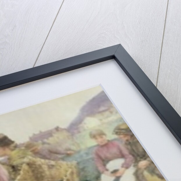 In a Cornish Fishing Village: Departure of the Fleet for the North, 1886 by Walter Langley