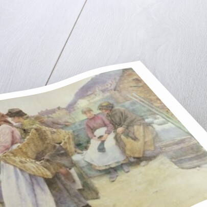 In a Cornish Fishing Village: Departure of the Fleet for the North, 1886 by Walter Langley