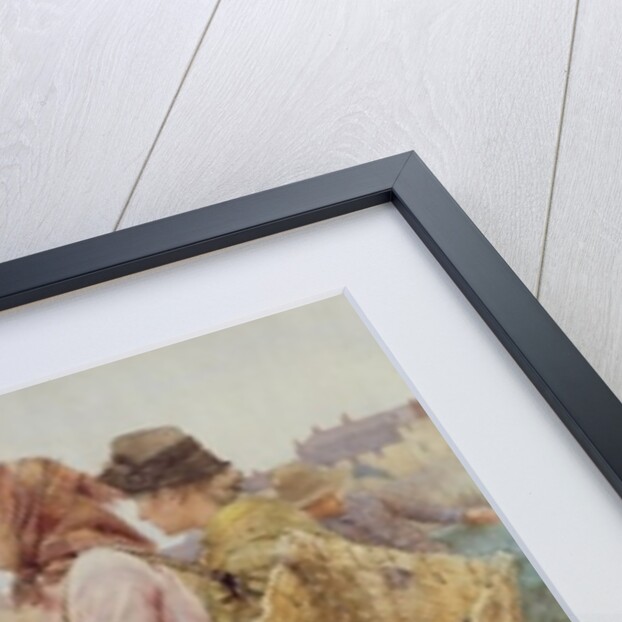 In a Cornish Fishing Village: Departure of the Fleet for the North by Walter Langley