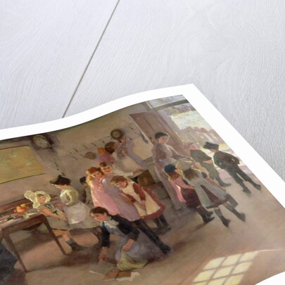 School is Out, 1889 by Elizabeth Adela Stanhope Forbes