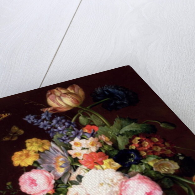 Flowers and fruit with a bird's nest on a Ledge, 1821 by Franz Xavier Petter