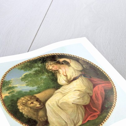 Una and the Lion by George Brookshaw