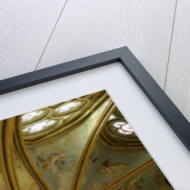 The Vaults of the Rayonnant Chapel of the Abbey with Renaissance paintings, 13th-16th century by Francesco Primaticcio