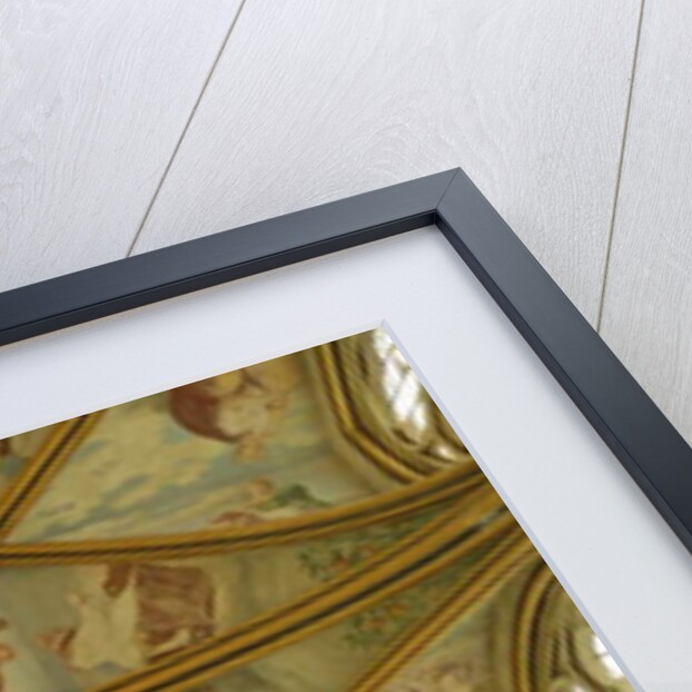 The Vaults of the Rayonnant Chapel of theAbbey with Renaissance paintings , 13th-16th century by Francesco Primaticcio