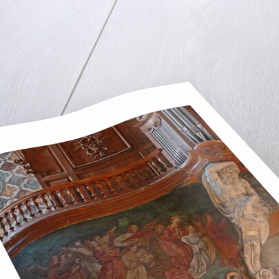 Depicting part of the Last Judgement by French School