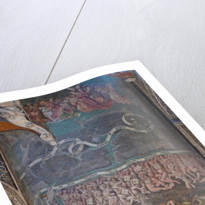 Depicting part of the Last Judgement by French School