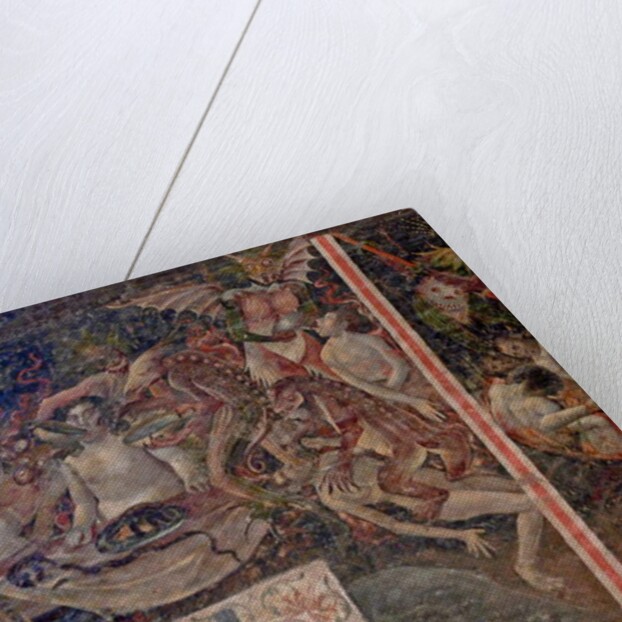 Depicting part of the Last Judgement by French School