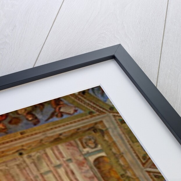 The ceiling of the Constantine Room: the Fall of the idols and the triumph of Christianity, 1582 by Tommaso Laureti