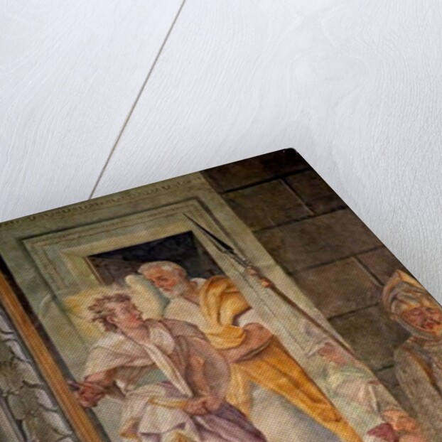 St Peter escapes from prison with an angel, 1604 by Domenichino (1581-1641)