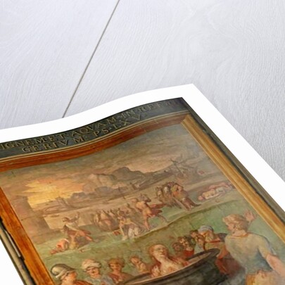 A female saint is boiled alive by Cristoforo & Tempesta Antonio (1555-1630) Roncalli