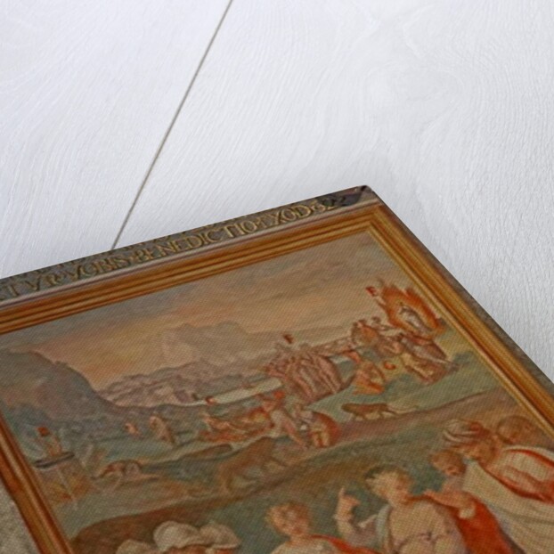 Two young Christians put their hands into the fire by Cristoforo & Tempesta Antonio Roncalli